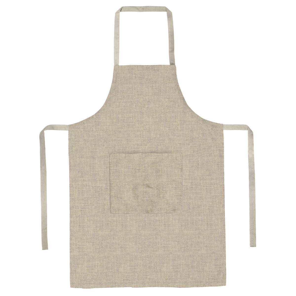 Фартук рогожка с карманом Vse DOMA рис.60008-1 Латте - 0