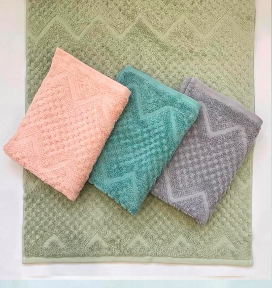 Полотенце махровое MONBLAN 100% хлопок, серый - 0