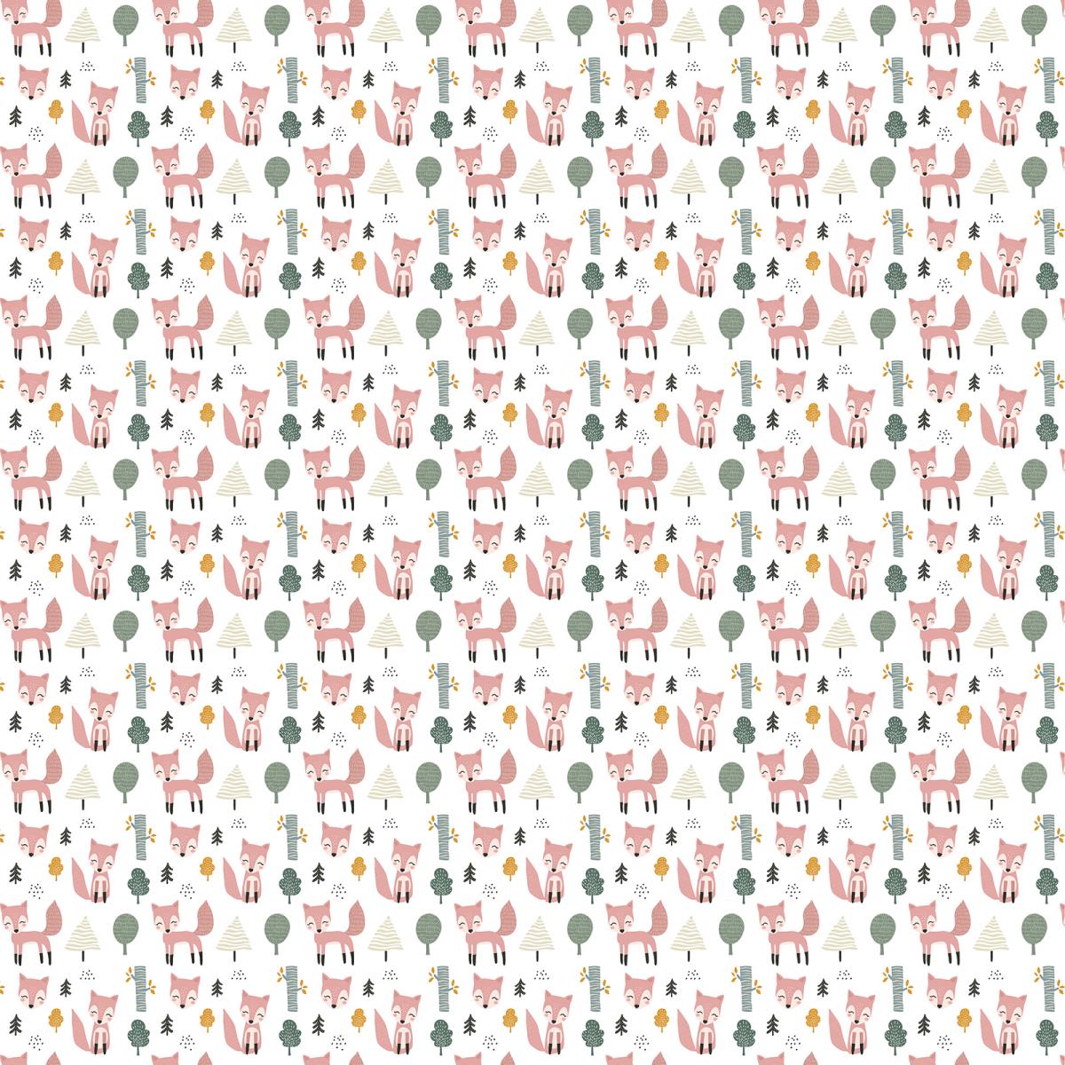 Перкаль 150 см наб рис.13387-1 Лисички - 1