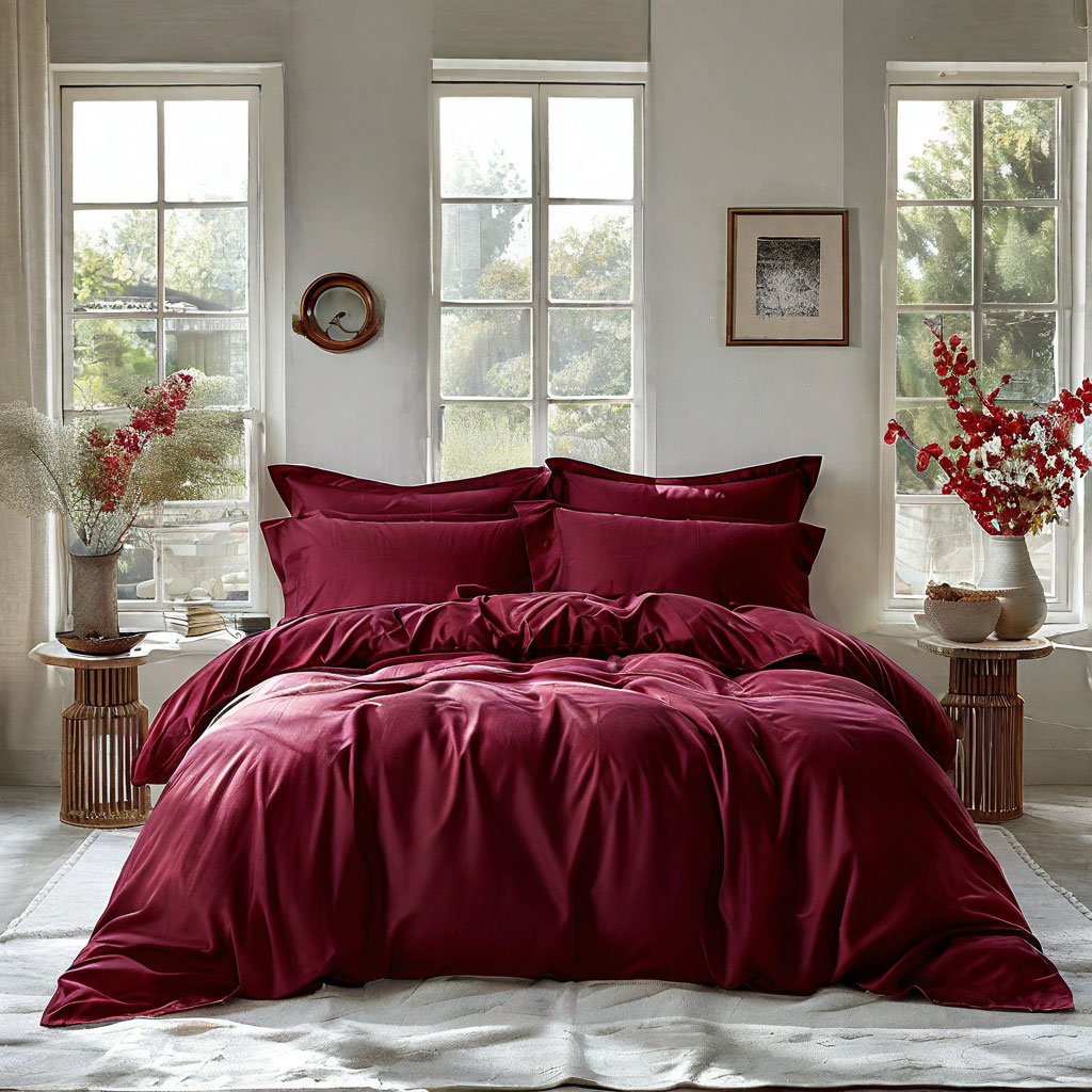 КПБ Бязь (2-50х70) Бордо - 0