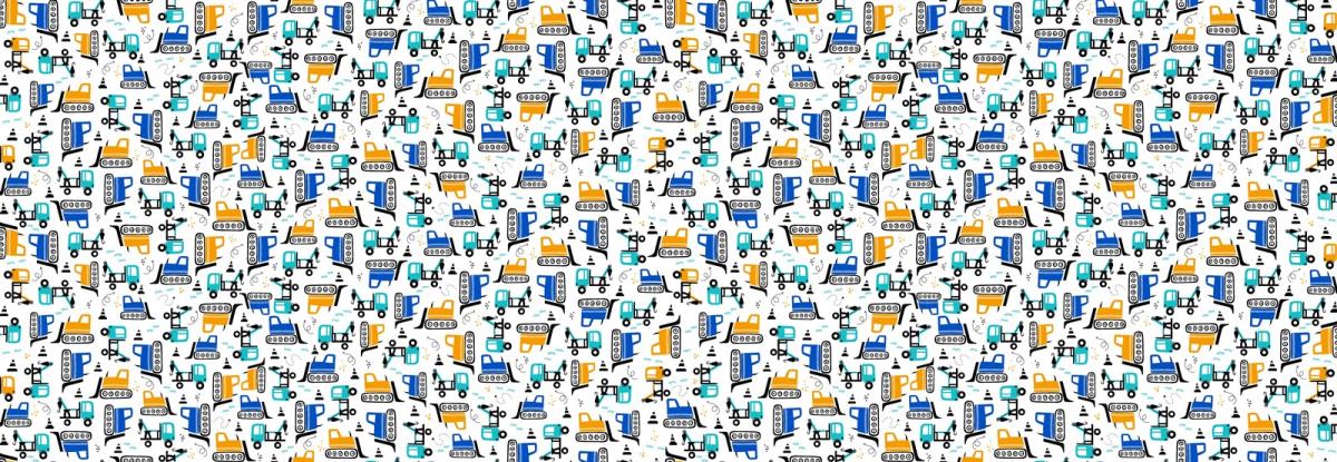 Ситец 95 см наб рис.29154-2 Трактор - 0