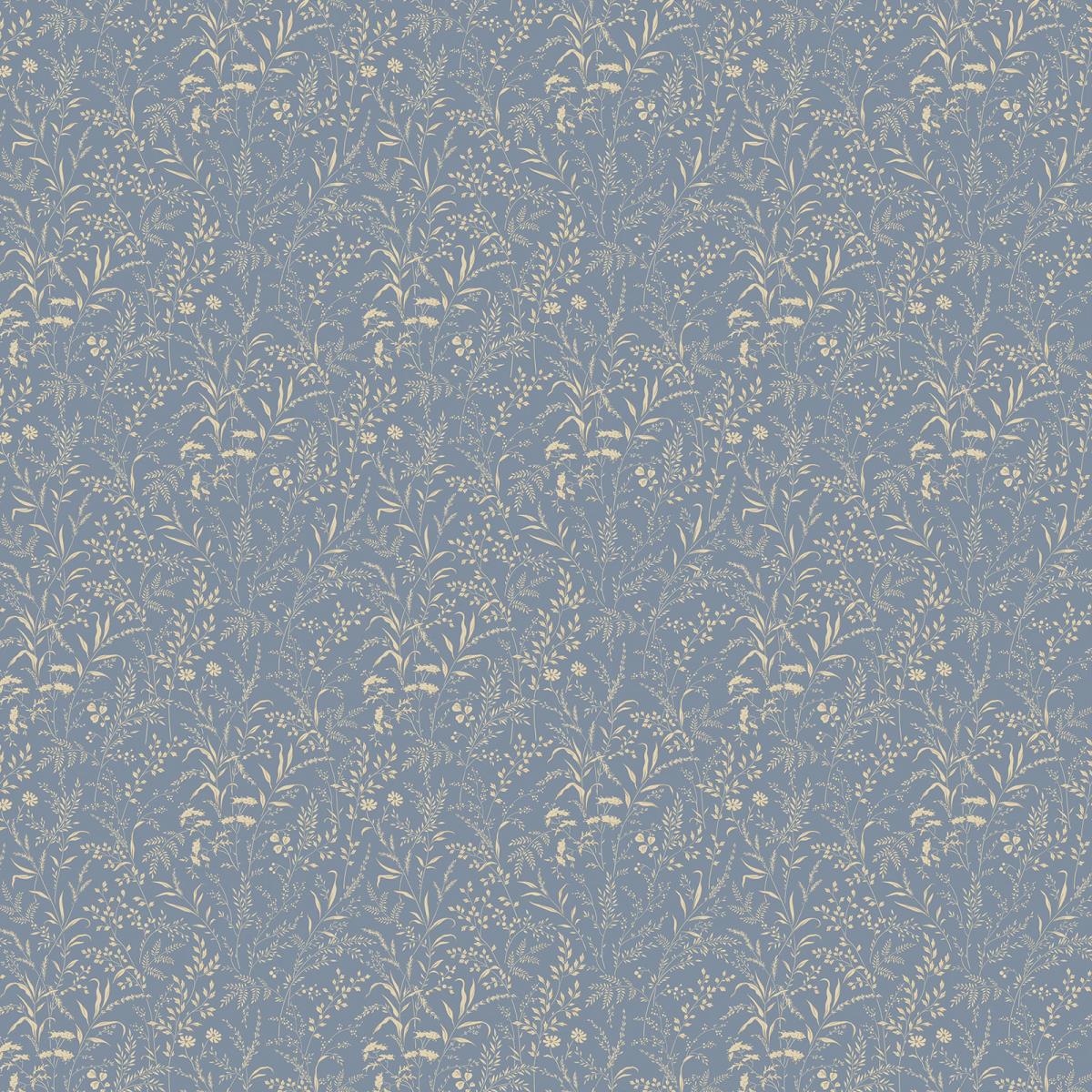 Перкаль 220 см наб рис.50015-2 Ботаника синий - 1