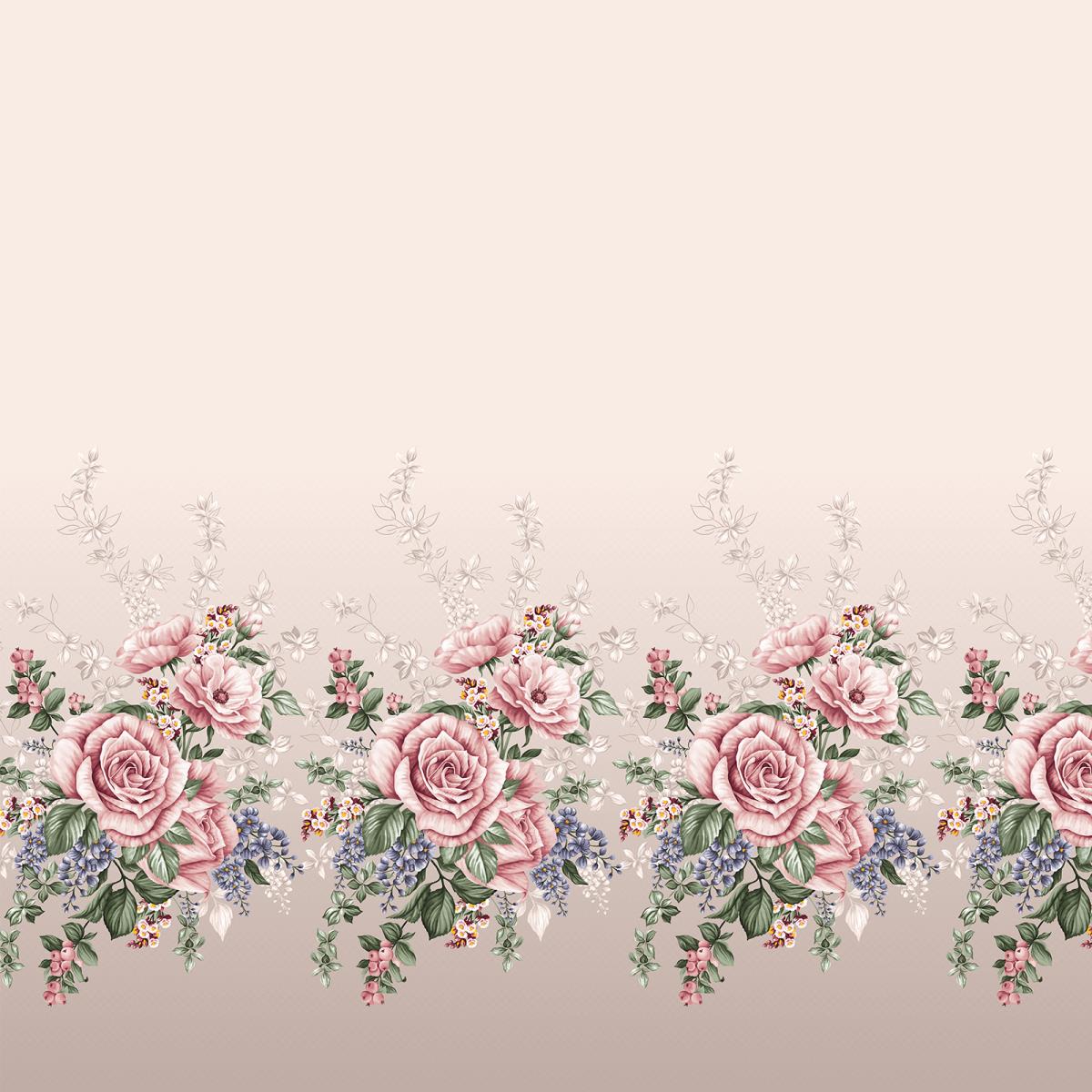 Бязь Премиум 220 см наб рис.7138-1 Джолия - 1