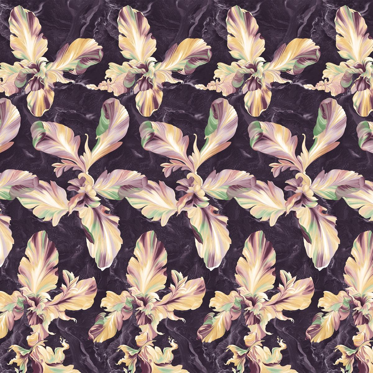 Перкаль 220 см наб рис.72004-1 Мраморная орхидея - 1