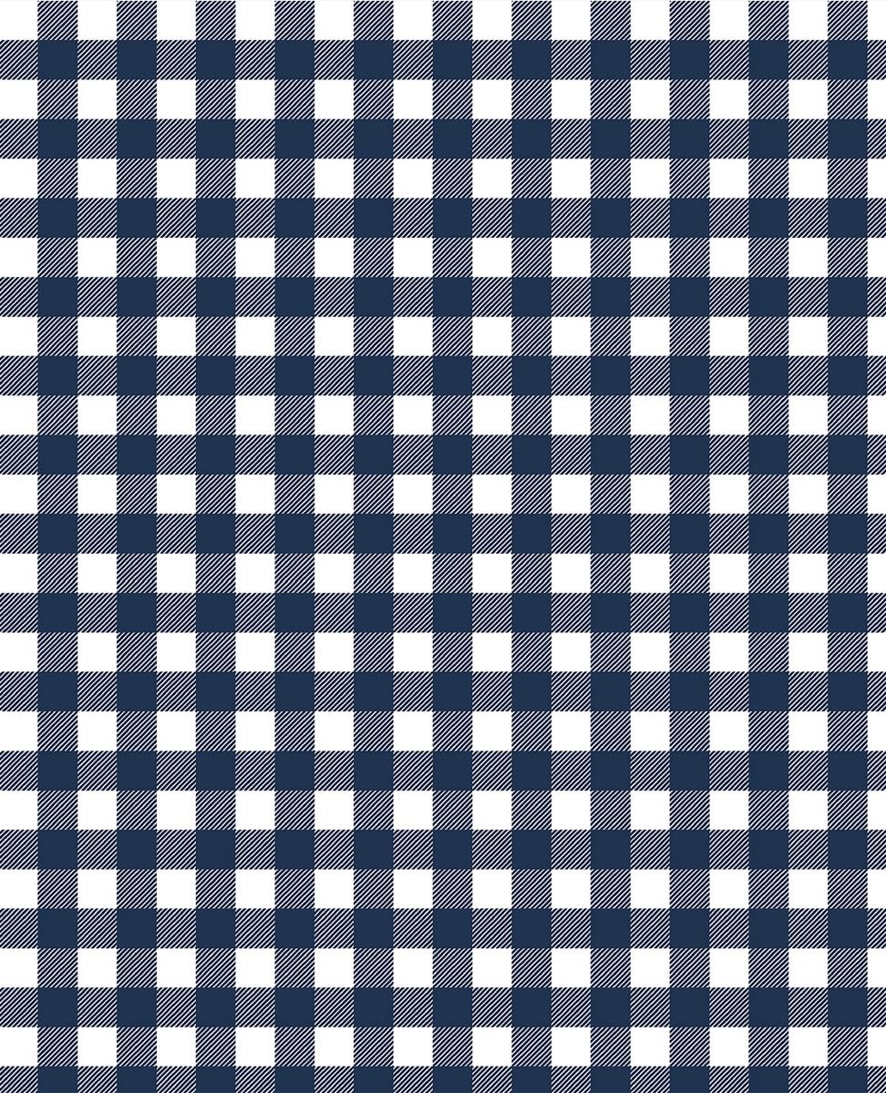 Комплект вафельных полотенец Fine Line рис.62065 Синяя клетка - 3