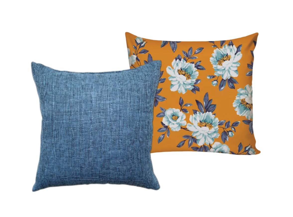 Подушка декоративная из рогожки 36*36 микс - 0