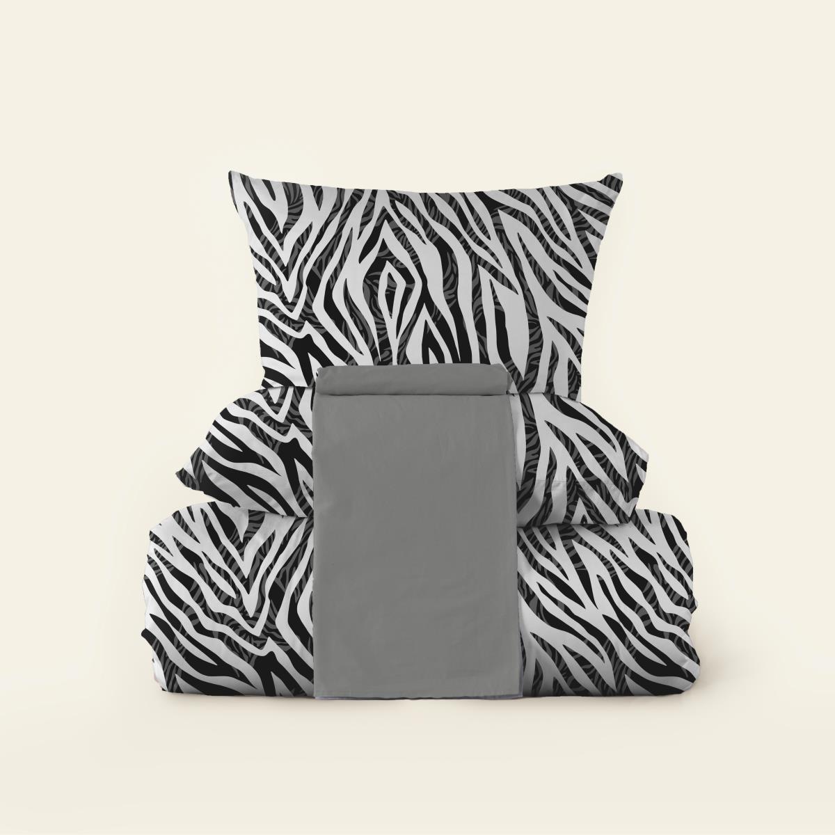 КПБ перкаль Fine Line рис.50364-1/24700-59 Зебра new - 1