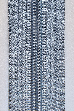 Молния витая разъемная Т5, Т6  80 см ц316 серая - 0