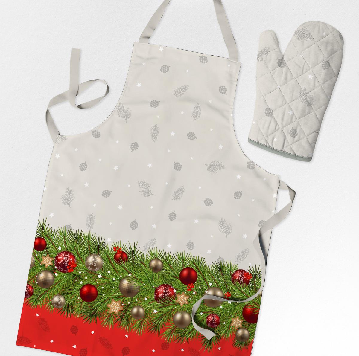 Рогожка 150 см наб рис.62165-2 Новогодняя гирлянда - 2