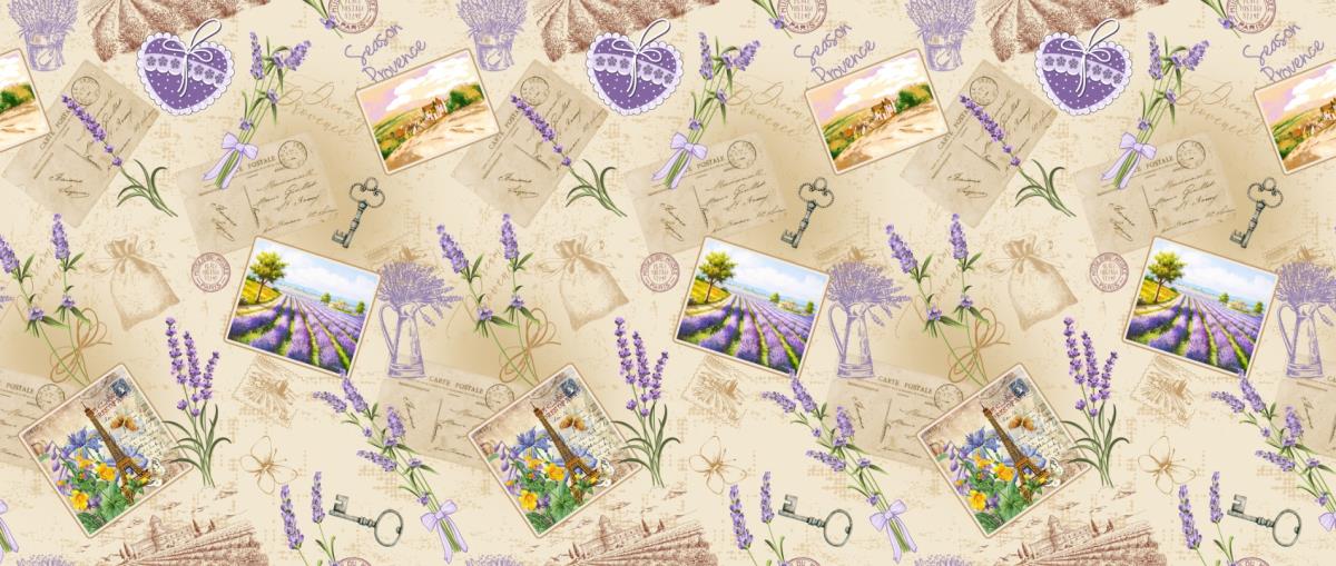 Полотно вафельное 150 см наб рис.30217-1 Прованс - 0