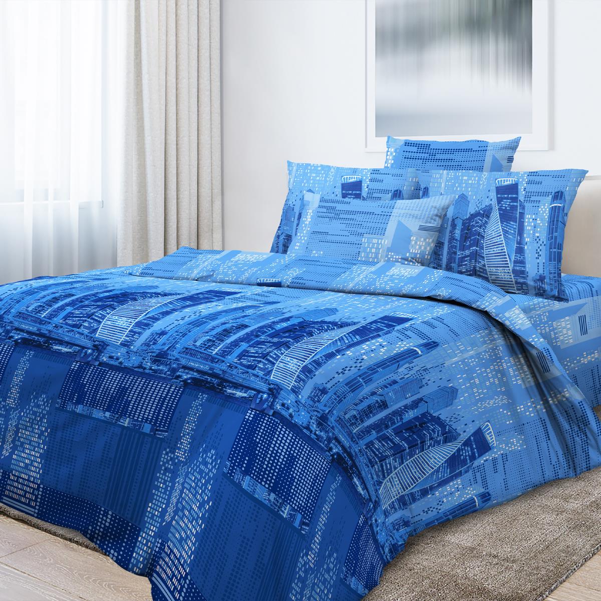 Бязь Премиум 220 см наб рис.6823-2 Легенда скай - 0