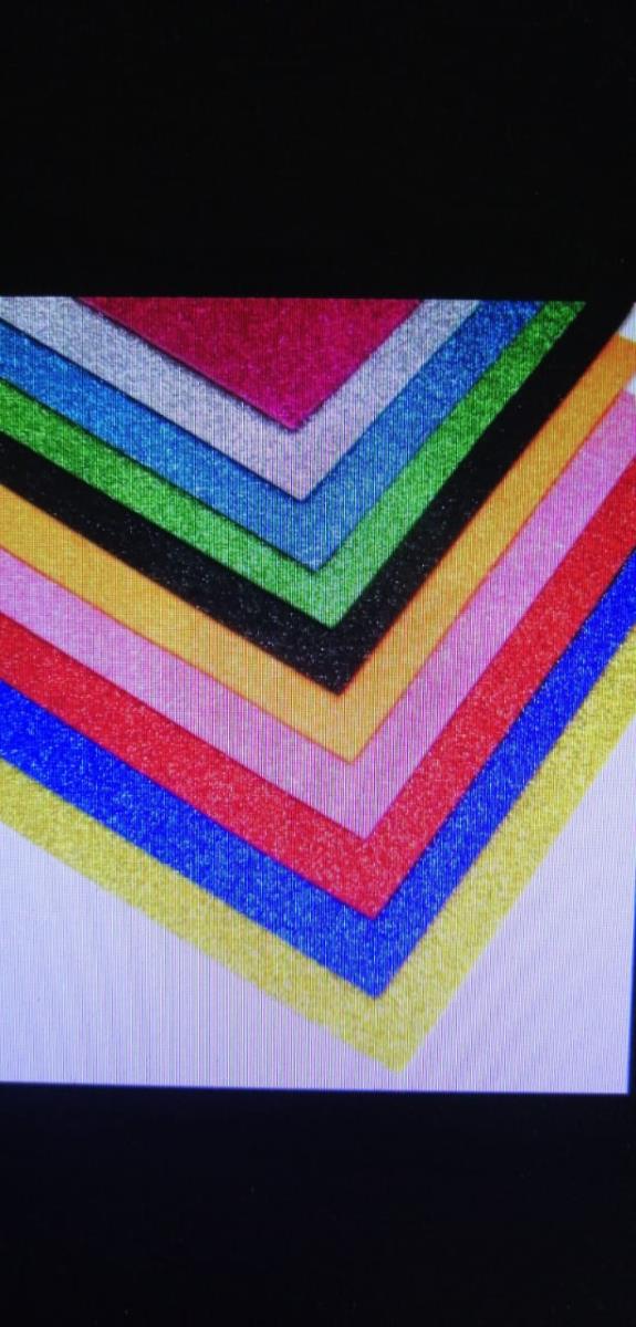 Фоамиран глиттерный  20*30 см, 2мм - 0