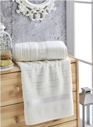 Полотенце махровое Elegans кремовый - 0