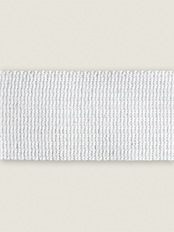 Тесьма окантовочная 18 мм арт Ф518 белая - 0