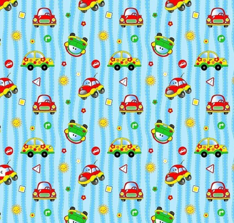 Фланель 90 см детская грунт арт С514 рис.18955-2 - 0