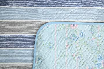 Покрывало однотонное п/э Комфорт Цветочки