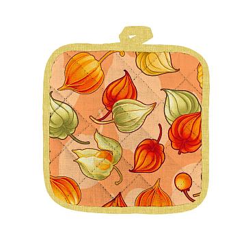 Прихватка рогожка Все ДOMA/Vse DOMA рис.60244-1 Физалис