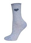 Носки жен 1158 CLASSIC 673 св.серый меланж КСЗ
