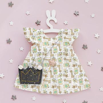 Фланель 90 см наб б/з рис.29202-6 Ребятки