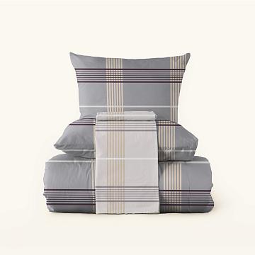 КПБ перкаль Fine Line рис.60362-3/60362-4 Тетра