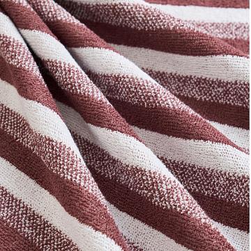 Полотенце махровое Fine Line Полоса , коричневый, пестроткань