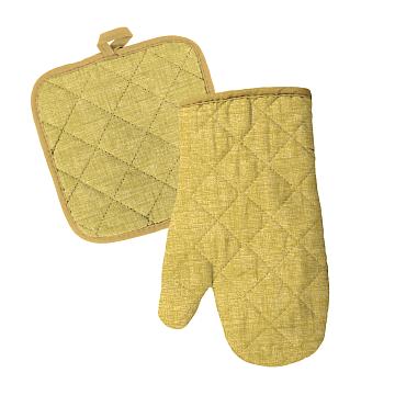 Набор из рогожки прихватка, рукавица Все ДOMA/Vse DOMA рис.60008-18 Цедра