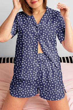 Перкаль 150 см наб рис.64011-1 Галантус синий