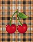 Полотно вафельное 50 см наб рис.29029-1 Cherry