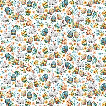 Полотно вафельное 150 см наб рис.29465-1 Светлая Пасха