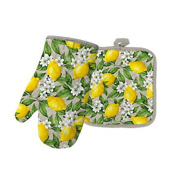 Набор из рогожки прихватка, рукавица Все ДOMA/Vse DOMA рис.60348-1 Сицилия