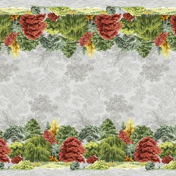 Рогожка 150 см наб арт. 904 29448-1 Осень