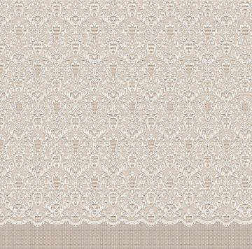 Перкаль 220 см наб рис.72086-2 Кружевная вуаль