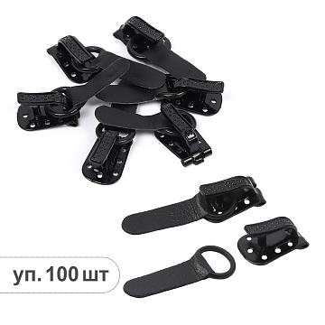 Крючки шубные TBY-0122 цв.черный