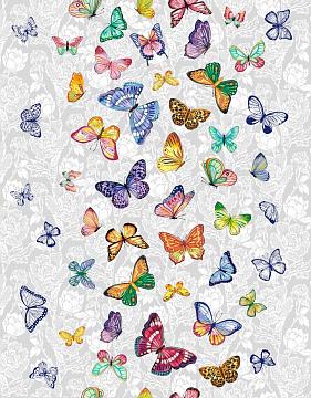 Полотно вафельное 50 см наб рис.5634-1 Бабочки