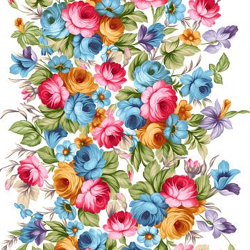 Полотно вафельное 50 см наб рис.29497-1 Флория