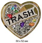 Термоаппликации со стразами арт. TBT.ТЕР.38.5 Trash