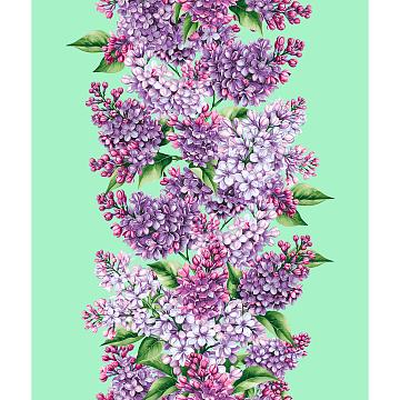 Полотно вафельное 50 см наб рис.29428-1 Сирень