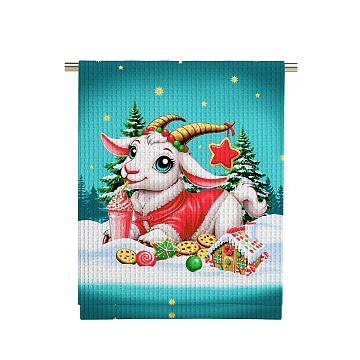 Полотенце вафельное Все ДOMA/Vse DOMA рис.60404-1 Коктейль для козленка