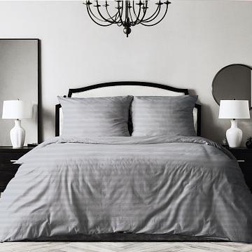 Страйп-сатин 220 см г/к рис.87015-13 Стальной АК