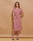 Платье жен BeGood SS20WW717 Etress красная полоска