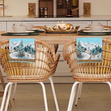 Набор вафельных полотенец Все ДOMA/Vse DOMA рис.60323-1 Лес чудес