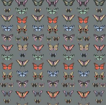 Перкаль 220 см наб рис.7229-1 Бабочки