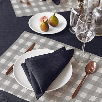 Набор салфеток из рогожки на стол Все ДOMA/Vse DOMA рис.60163-2 Пуаро