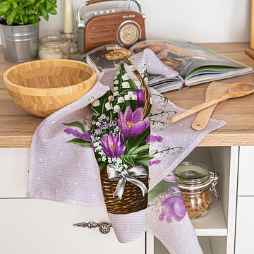 Полотно вафельное 50 см наб рис.29493-1 Валлеу