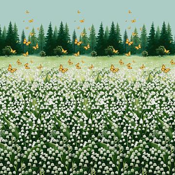 Перкаль 220 см наб рис.72206-1 Ландыши