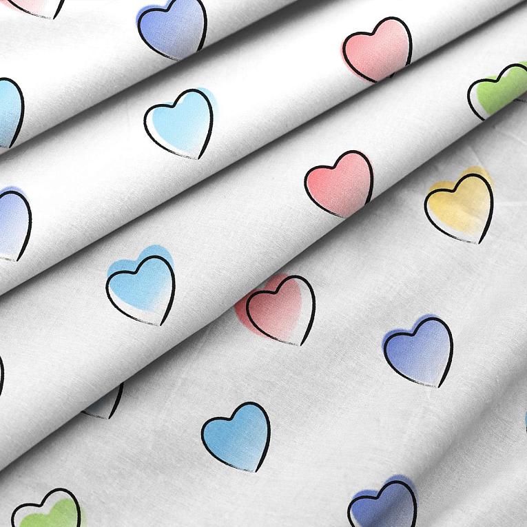 КПБ перкаль WENGE Kids рис.60047-1 Heavenly hearts - 1