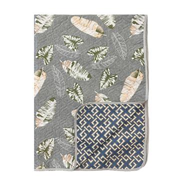 Покрывало двустороннее Комфорт Листья фикуса
