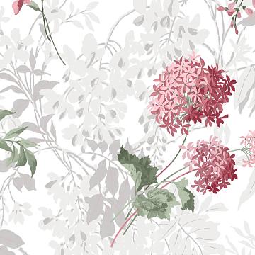 Бязь Премиум 220 см наб рис.40118-4 Кассана ягодно-розовый (комп 936082)