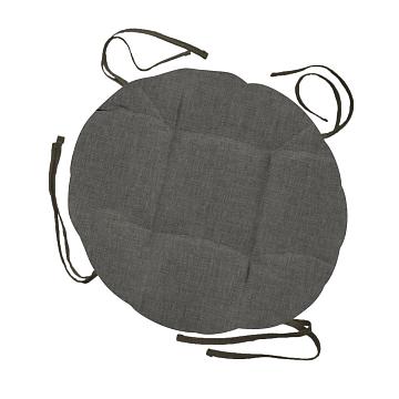Подушка на стул с тафтингом круглая Все ДOMA/Vse DOMA рис.60008-2 Графит