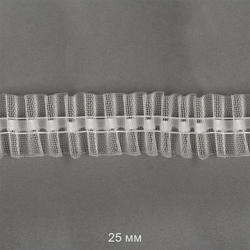 Лента шторная 25мм (арт251-0) прозрачная